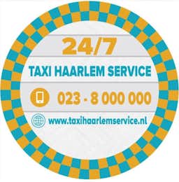 Taxi Haarlem service logo rond